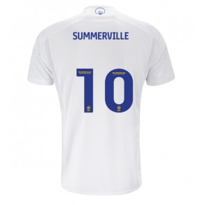 Leeds United Crysencio Summerville #10 Replika Hjemmebanetrøje 2023-24 Kortærmet